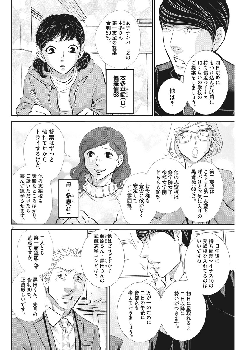 二月の勝者-絶対合格の教室- 第104話 - Page 14