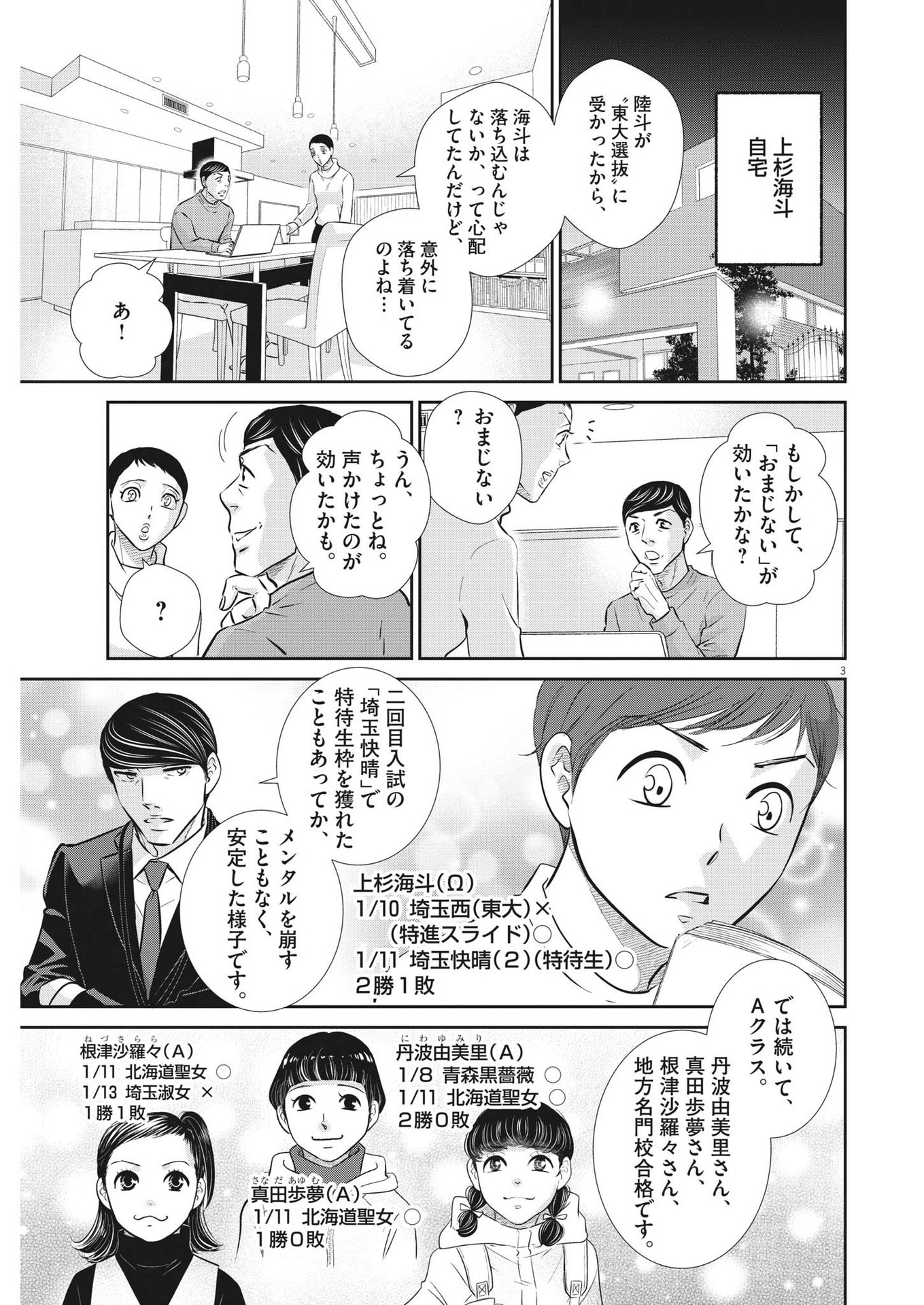 二月の勝者-絶対合格の教室- 第129話 - Page 3