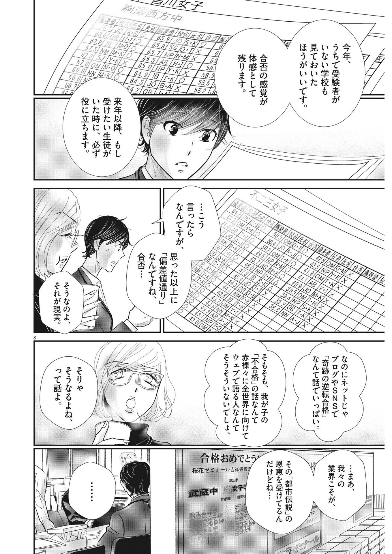 二月の勝者-絶対合格の教室- 第153話 - Page 8