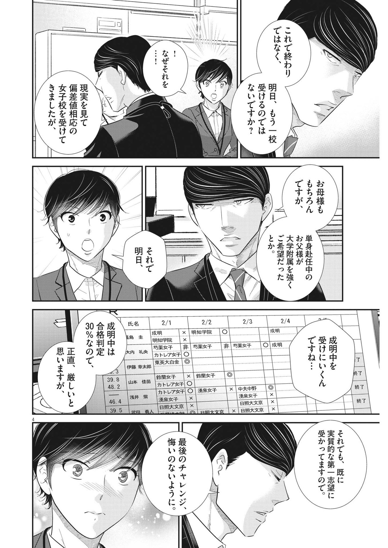 二月の勝者-絶対合格の教室- 第163話 - Page 4