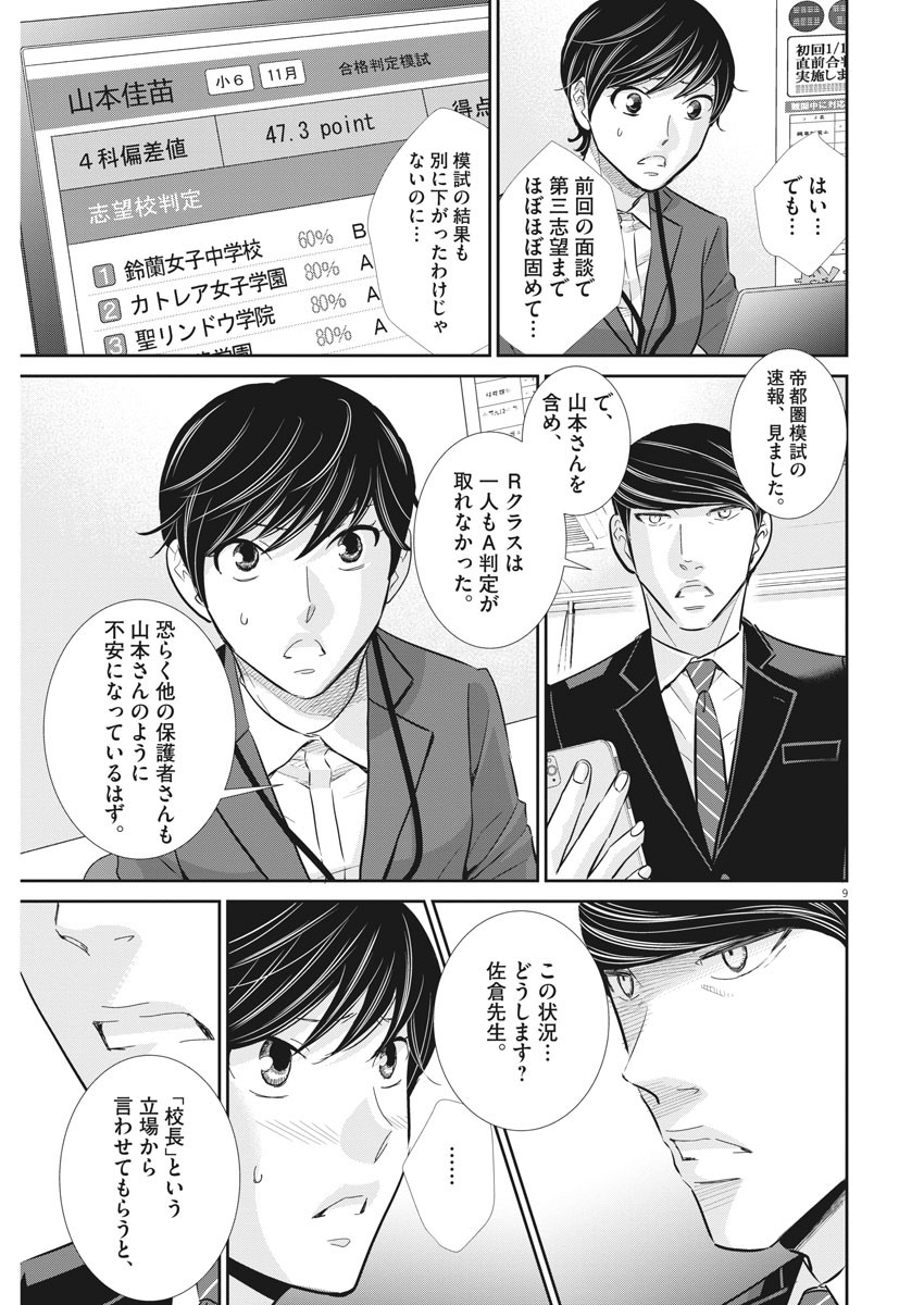 二月の勝者-絶対合格の教室- 第85話 - Page 9