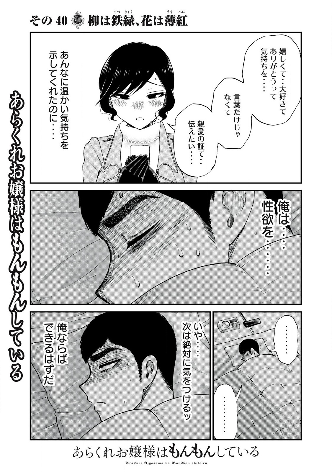 あらくれお嬢様はもんもんしている 第40.1話 - Page 4