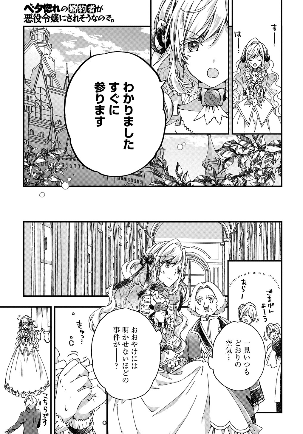 ベタ惚れの婚約者が悪役令嬢にされそうなので。 第25話 - Page 15