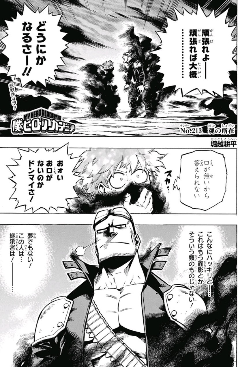 僕のヒーローアカデミア 第213話 - Page 1