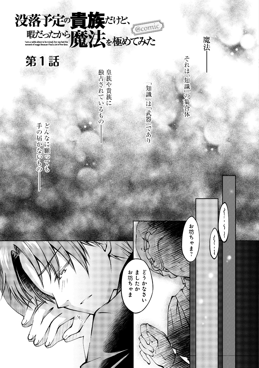 没落予定の貴族だけど、暇だったから魔法を極めてみた 第1.1話 - Page 5