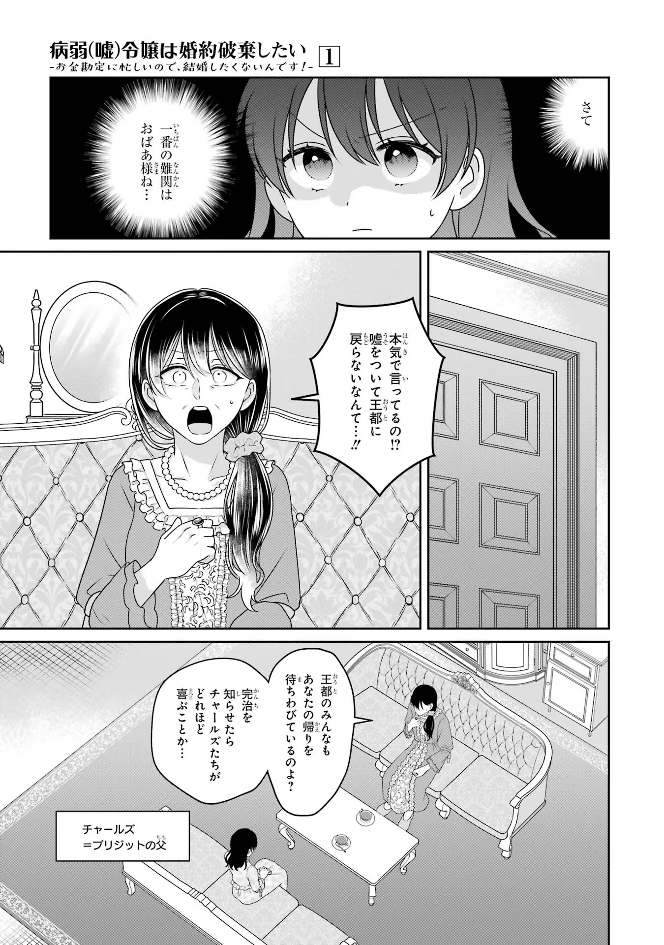 病弱(嘘)令嬢は婚約破棄したい 病弱(嘘)令嬢は婚約破棄したい～お金勘定に忙しいので、結婚したくないんです！～ 第1話 - Page 25