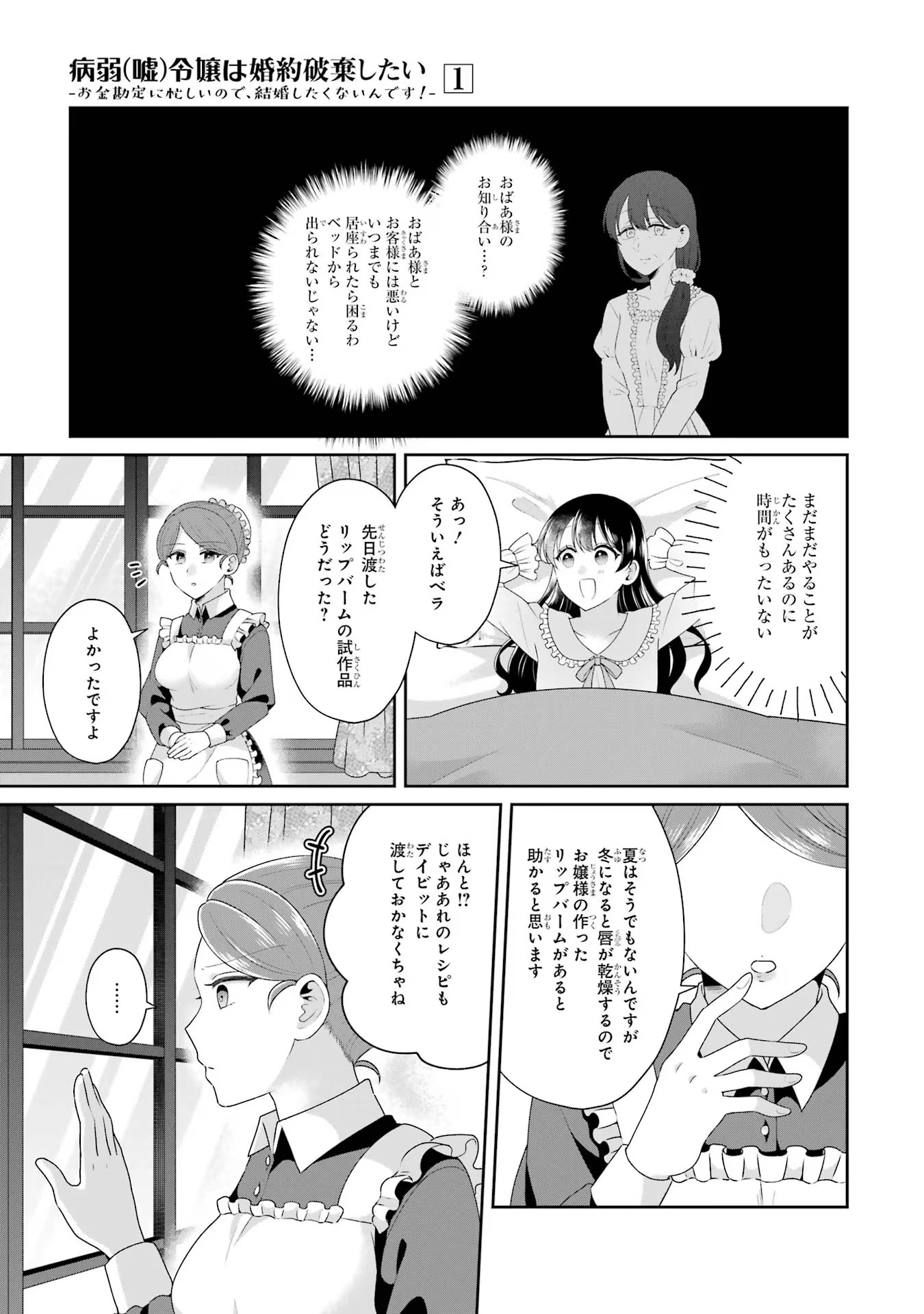 病弱(嘘)令嬢は婚約破棄したい 病弱(嘘)令嬢は婚約破棄したい～お金勘定に忙しいので、結婚したくないんです！～ 第3話 - Page 23