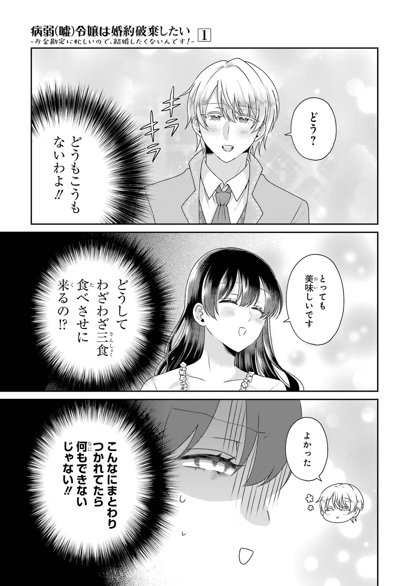 病弱(嘘)令嬢は婚約破棄したい 病弱(嘘)令嬢は婚約破棄したい～お金勘定に忙しいので、結婚したくないんです！～ 第5話 - Page 3