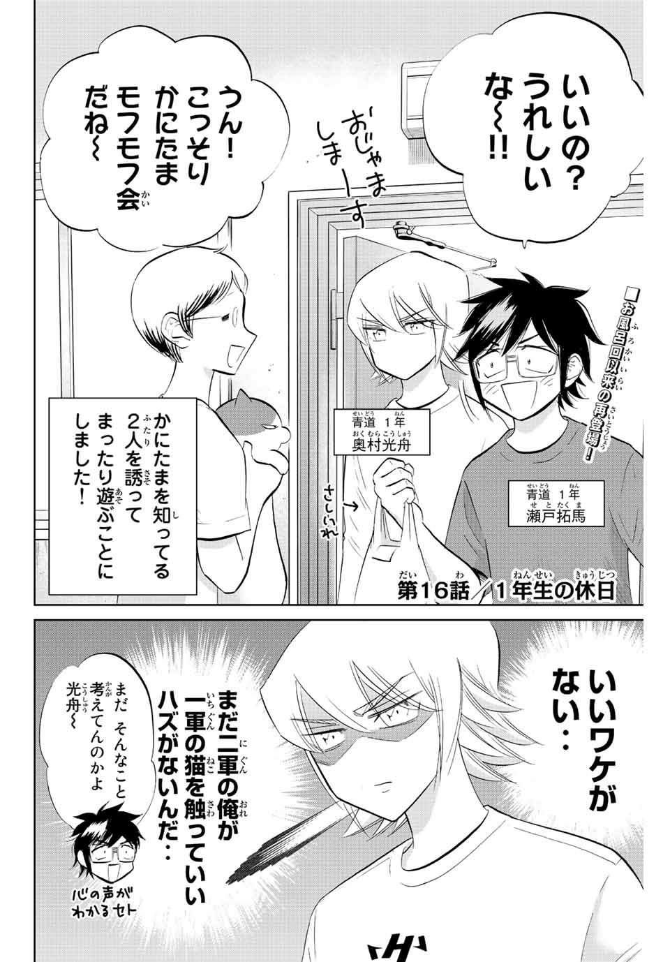 ダイヤのC!!青道高校野球部猫日誌 第16話 - Page 2