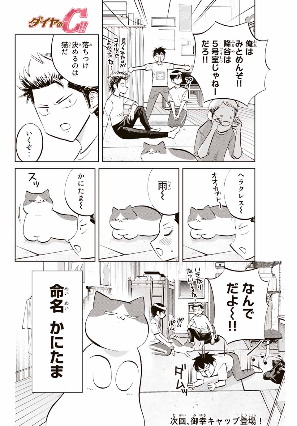 ダイヤのC!!青道高校野球部猫日誌 第2話 - Page 8