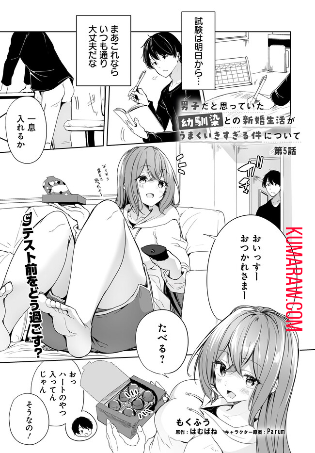 男子だと思っていた幼馴染との新婚生活がうまくいきすぎる件について 第5.1話 - Page 2