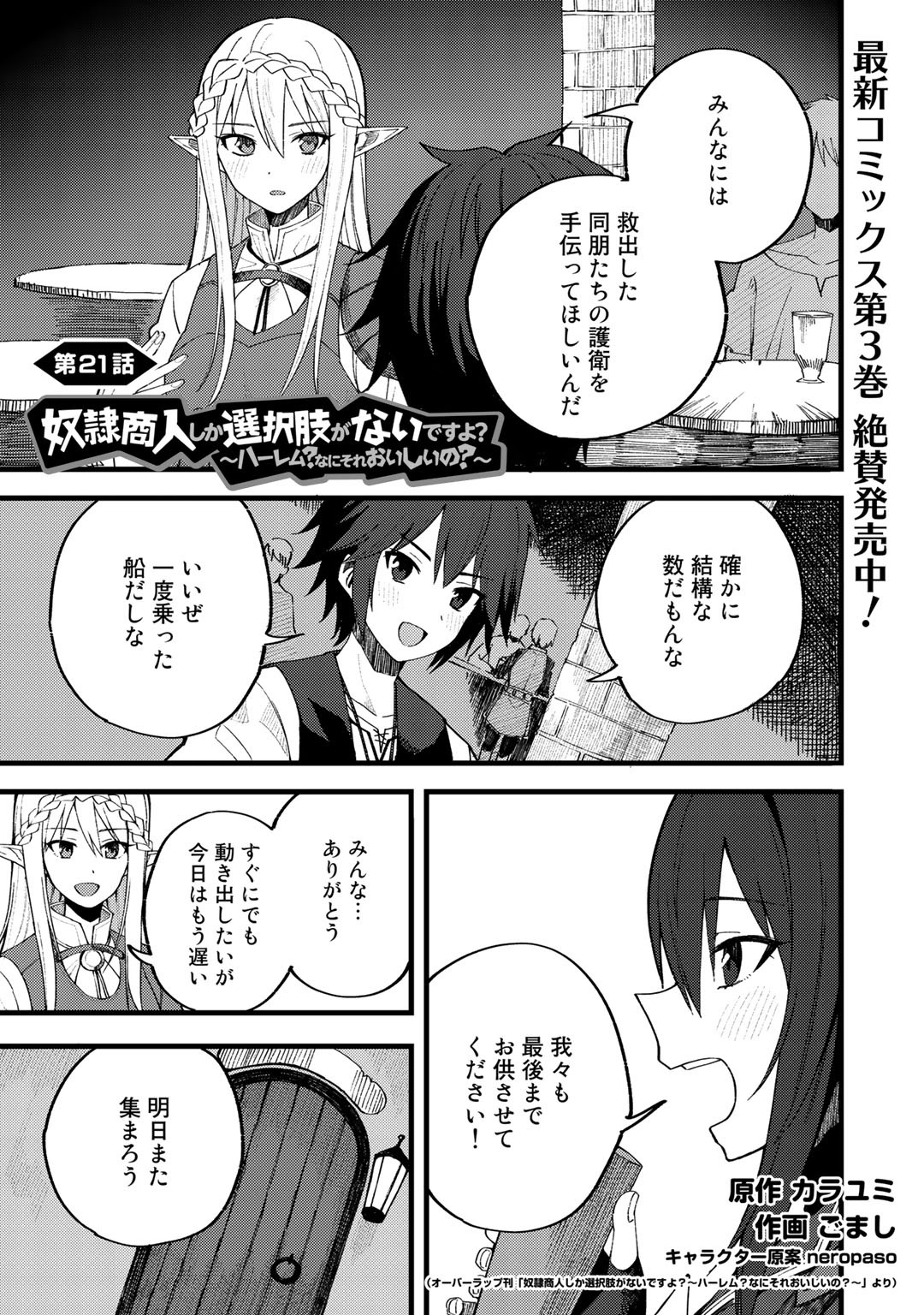 奴隷商人しか選択肢がないですよ?～ハーレム?なにそれおいしいの?～ 第21話 - Page 1