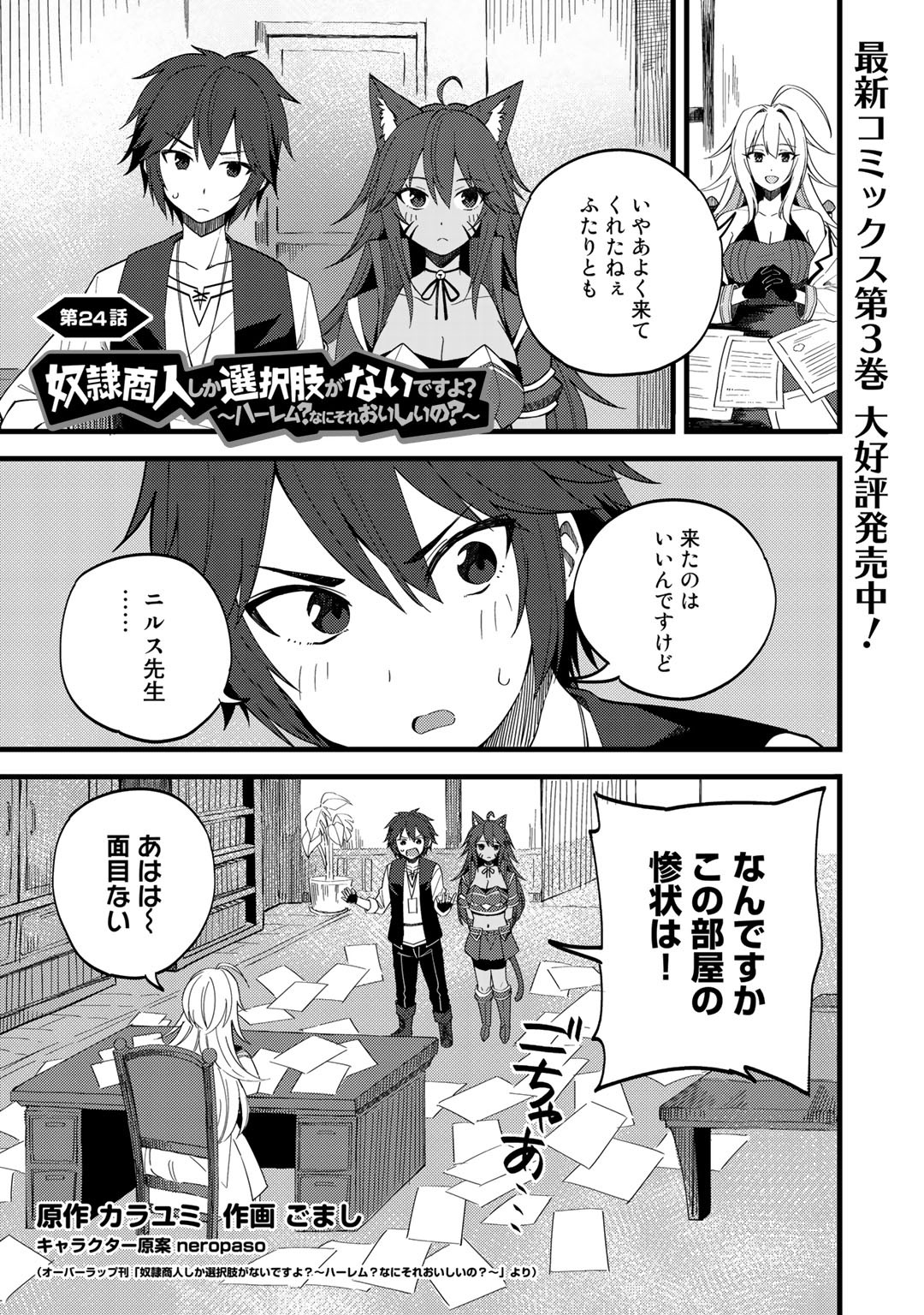 奴隷商人しか選択肢がないですよ?～ハーレム?なにそれおいしいの?～ 第24話 - Page 1