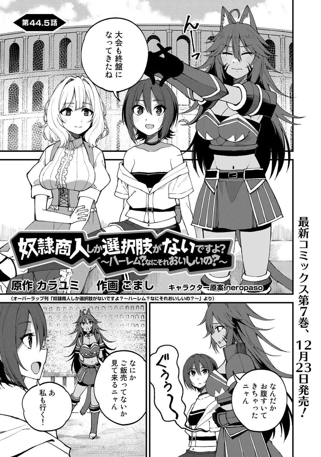 奴隷商人しか選択肢がないですよ?～ハーレム?なにそれおいしいの?～ 第44.5話 - Page 1