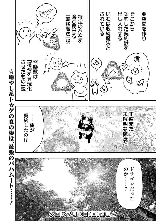 F-Rank Shoukanshi, Pet Atsukai de Kawaigatteita Shoukanjuu ga Bahamut ni Seicho Shita node Bouken wo Yamete Saikyou no Ryuukishi ni naru 第2.1話 - Page 24