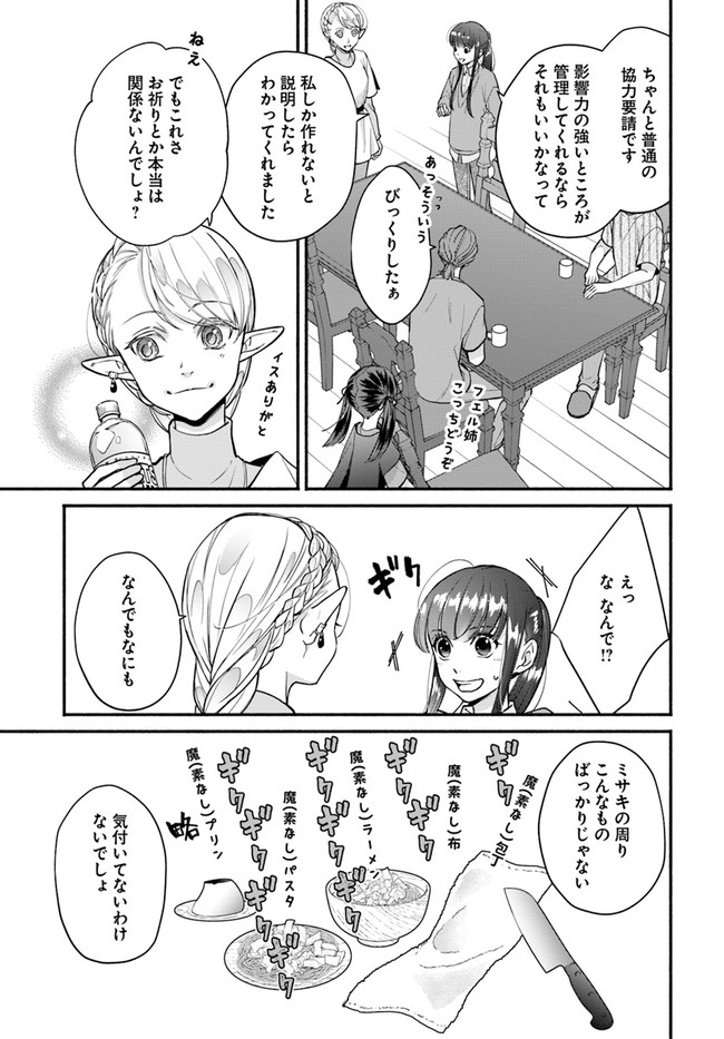 ファンタジーをほとんど知らない女子高生による異世界転移生活 第15.1話 - Page 9