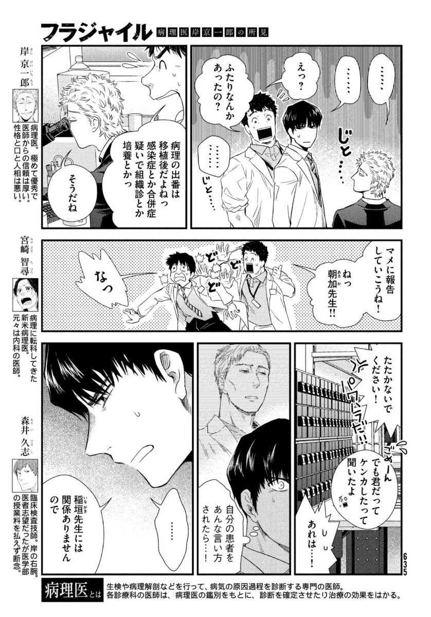 フラジャイル～病理医岸京一郎の所見～ 第83話 - Page 5