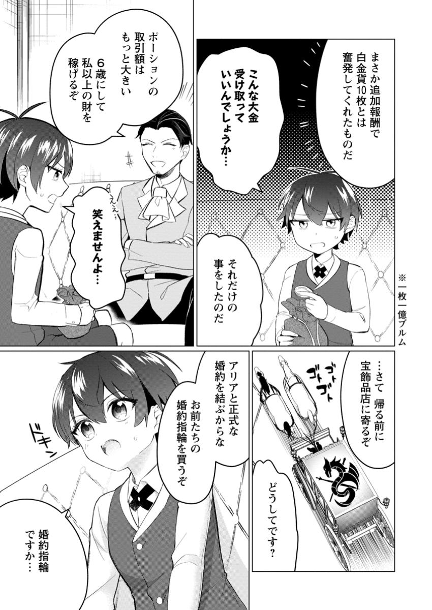 聖獣とともに歩む隠者 ～錬金術から始める生産者ライフ～ 第6.2話 - Page 5