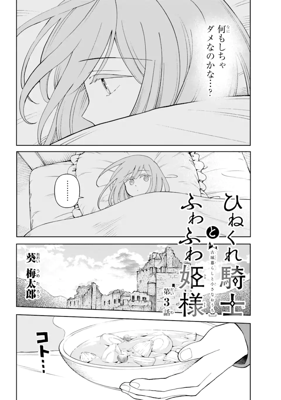 ひねくれ騎士とふわふわ姫様 古城暮らしと小さなおうち 第3.1話 - Page 4