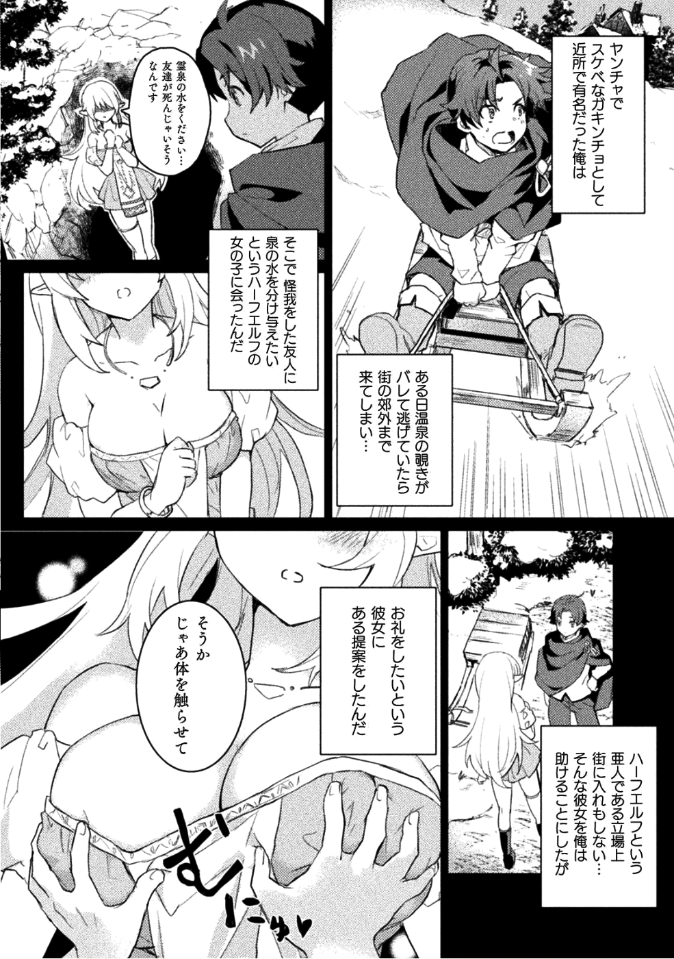 惚れ症のハーフエルフさん THE COMIC 第1話 - Page 5