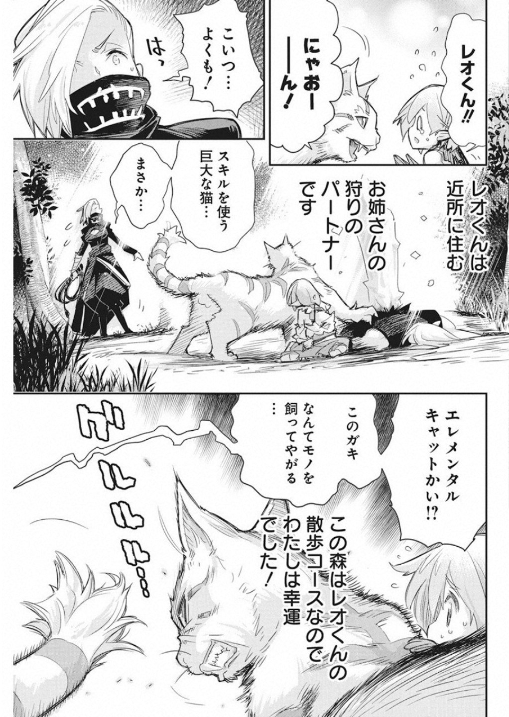 Sランクモンスターの《ベヒーモス》だけどネコと間違われてエルフ娘の騎士として暮らしています 第16話 - Page 19