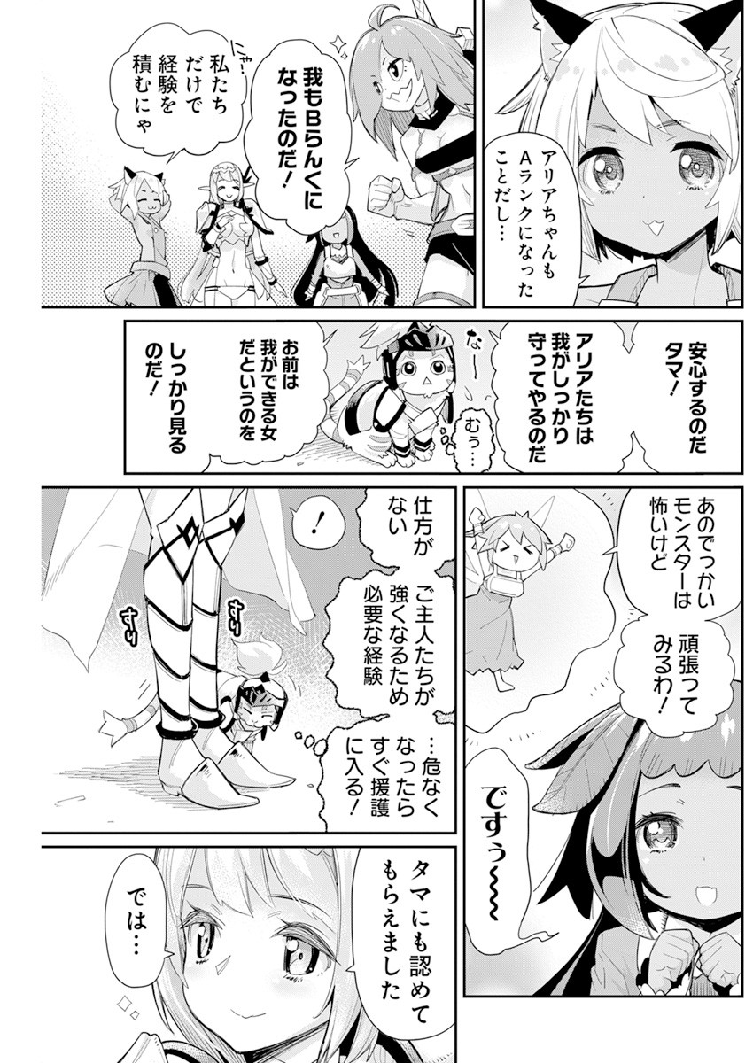 Sランクモンスターの《ベヒーモス》だけどネコと間違われてエルフ娘の騎士として暮らしています 第43話 - Page 11