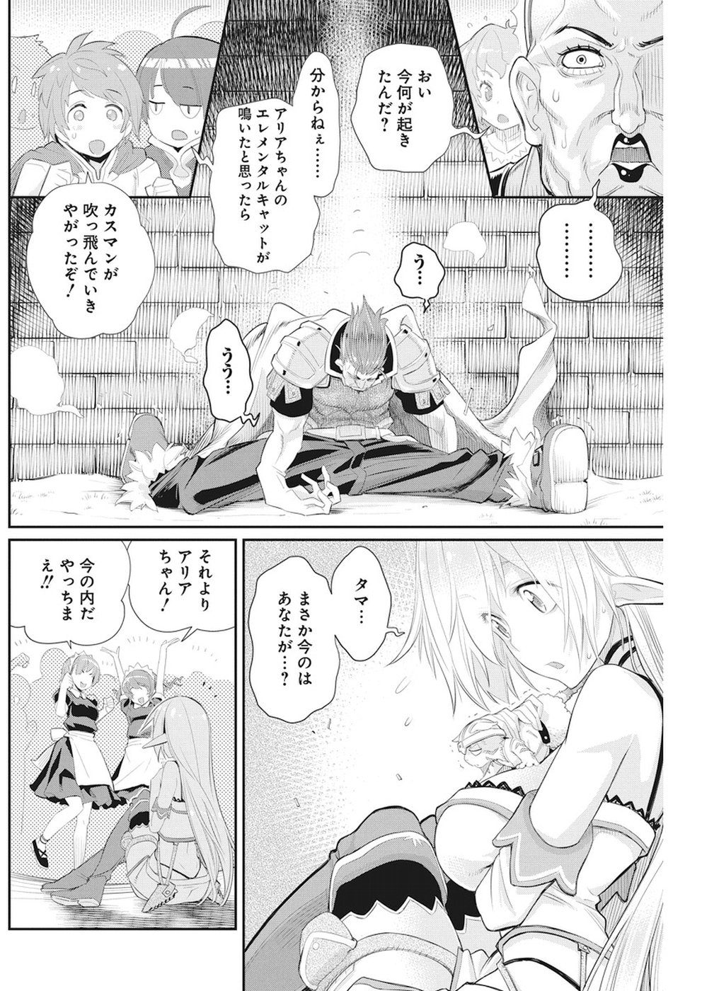 Sランクモンスターの《ベヒーモス》だけどネコと間違われてエルフ娘の騎士として暮らしています 第6話 - Page 14