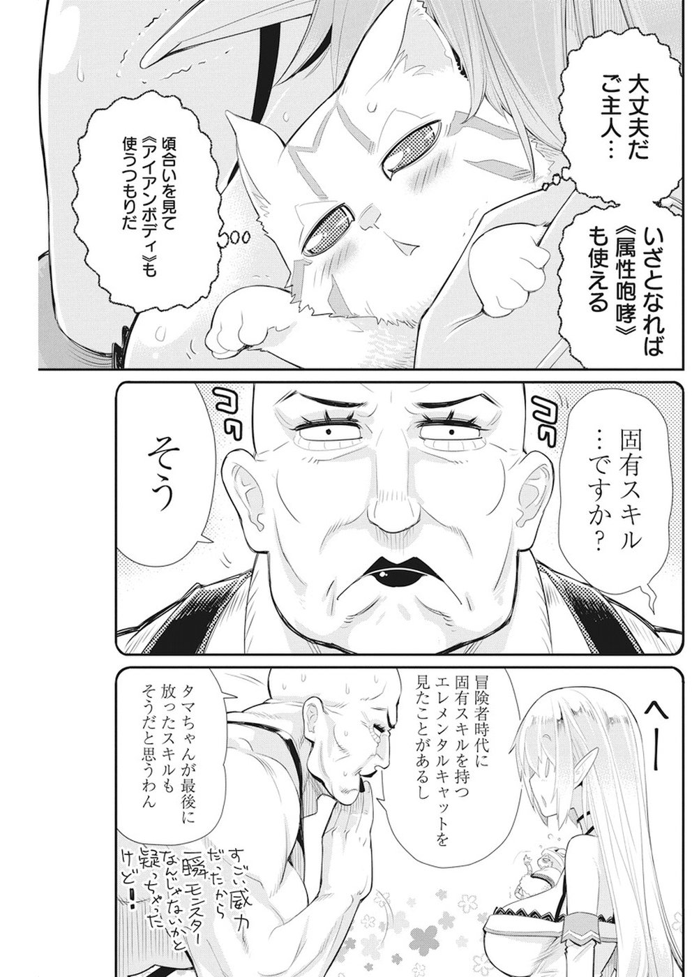 Sランクモンスターの《ベヒーモス》だけどネコと間違われてエルフ娘の騎士として暮らしています 第6話 - Page 20