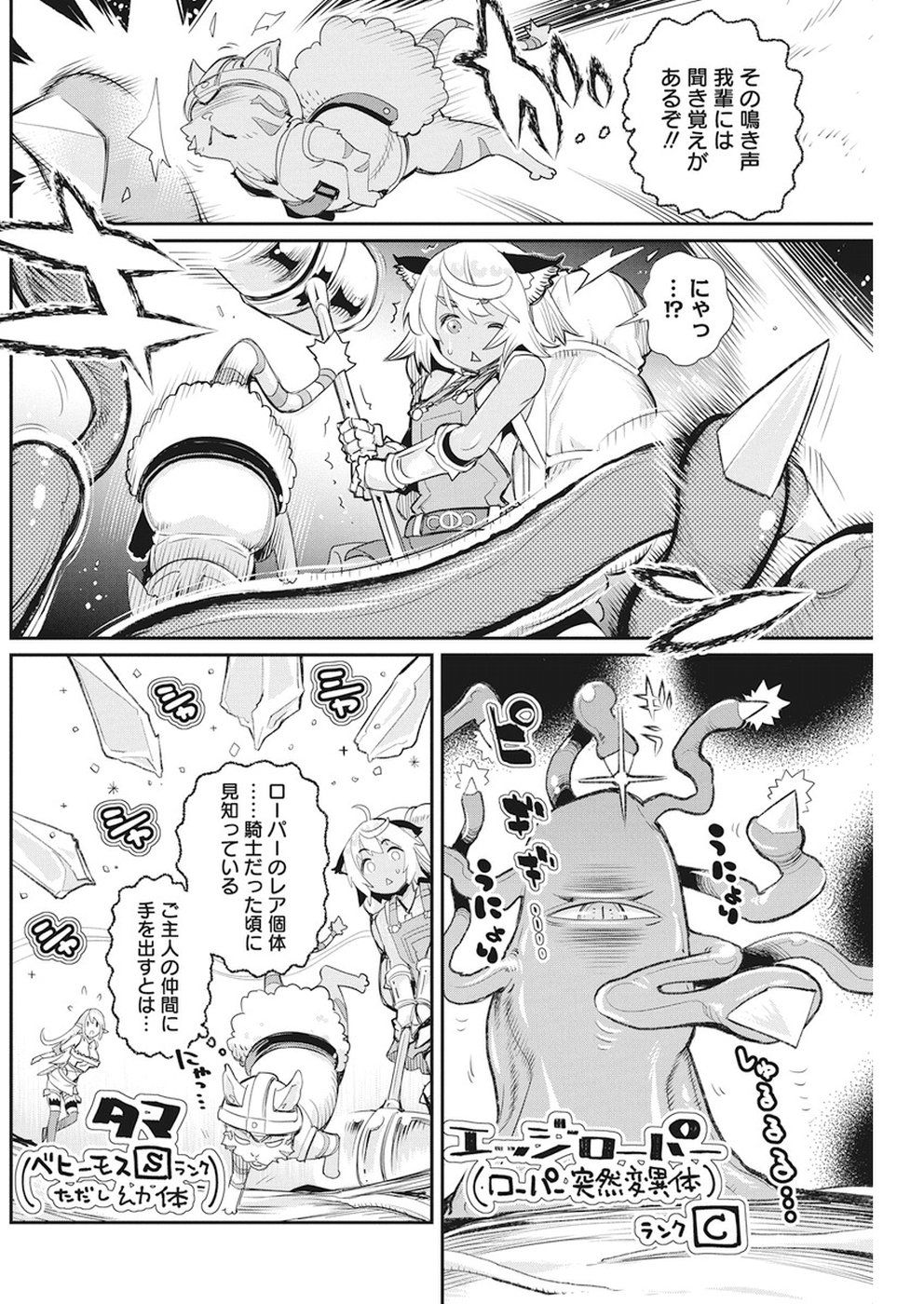 Sランクモンスターの《ベヒーモス》だけどネコと間違われてエルフ娘の騎士として暮らしています 第8話 - Page 10