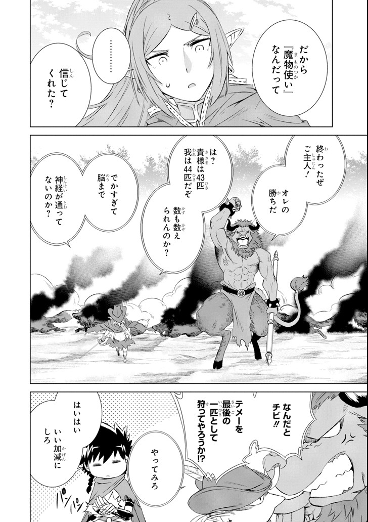 世界でただ一人の魔物使い～転職したら魔王に間違われました～ 第4話 - Page 19