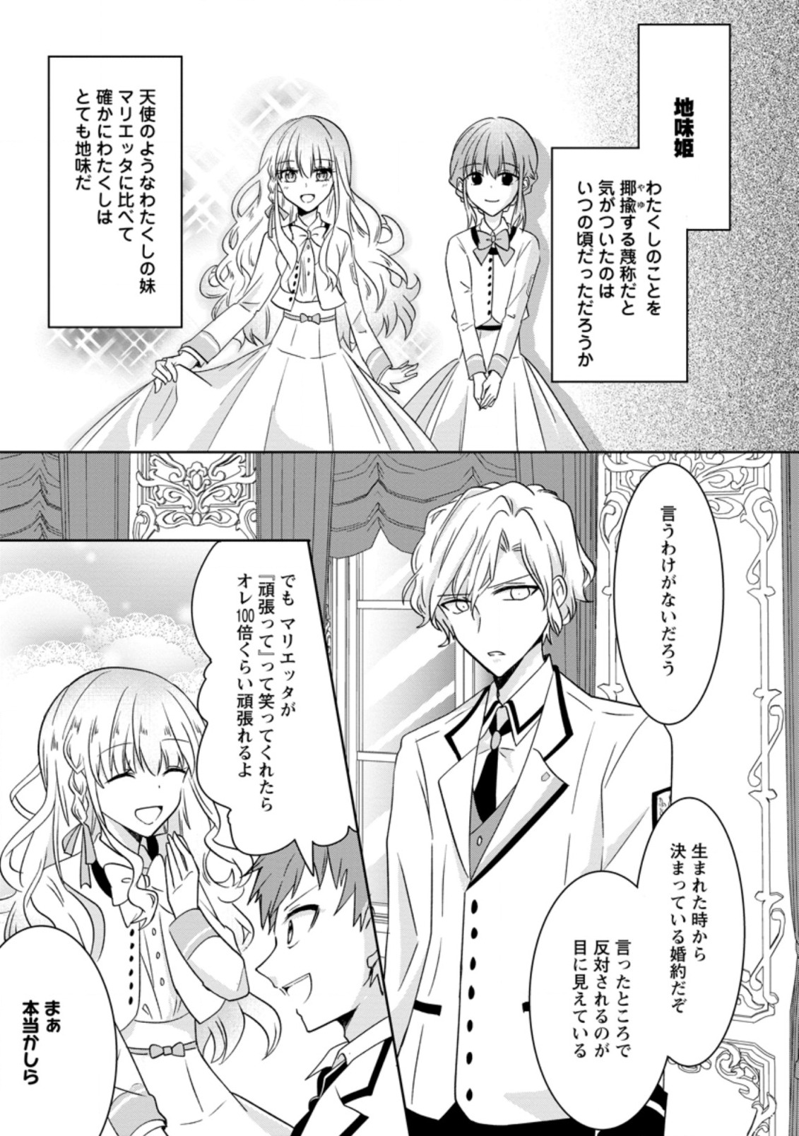 地味姫と黒猫の、円満な婚約破棄 第1.1話 - Page 3