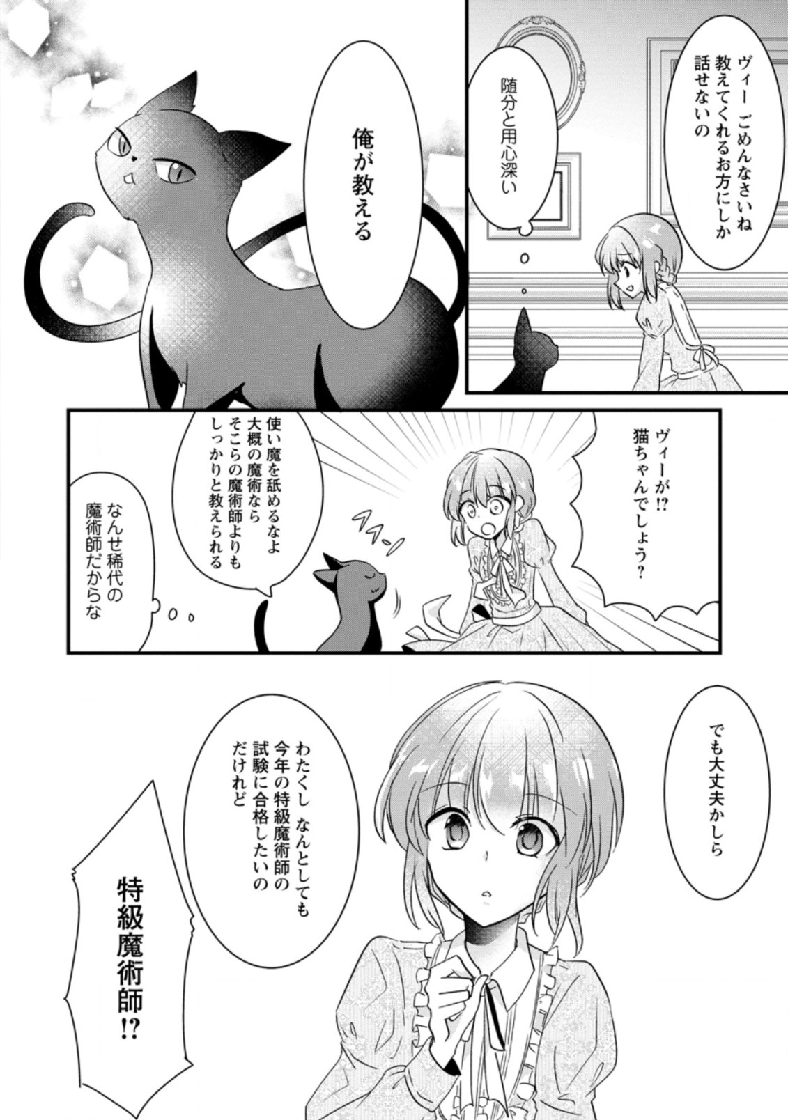 地味姫と黒猫の、円満な婚約破棄 第1.3話 - Page 2