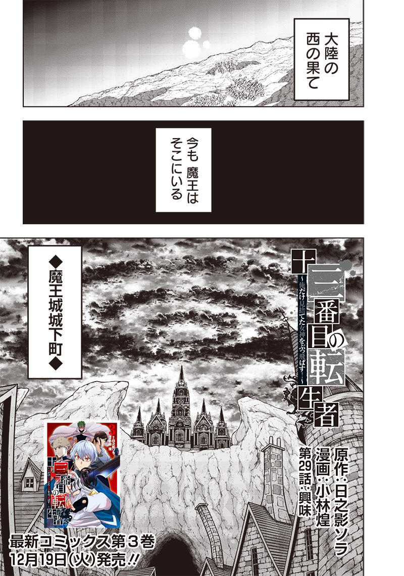 十三番目の転生者～俺だけ見捨てた女神をぶっ飛ばす！～ 第29話 - Page 3