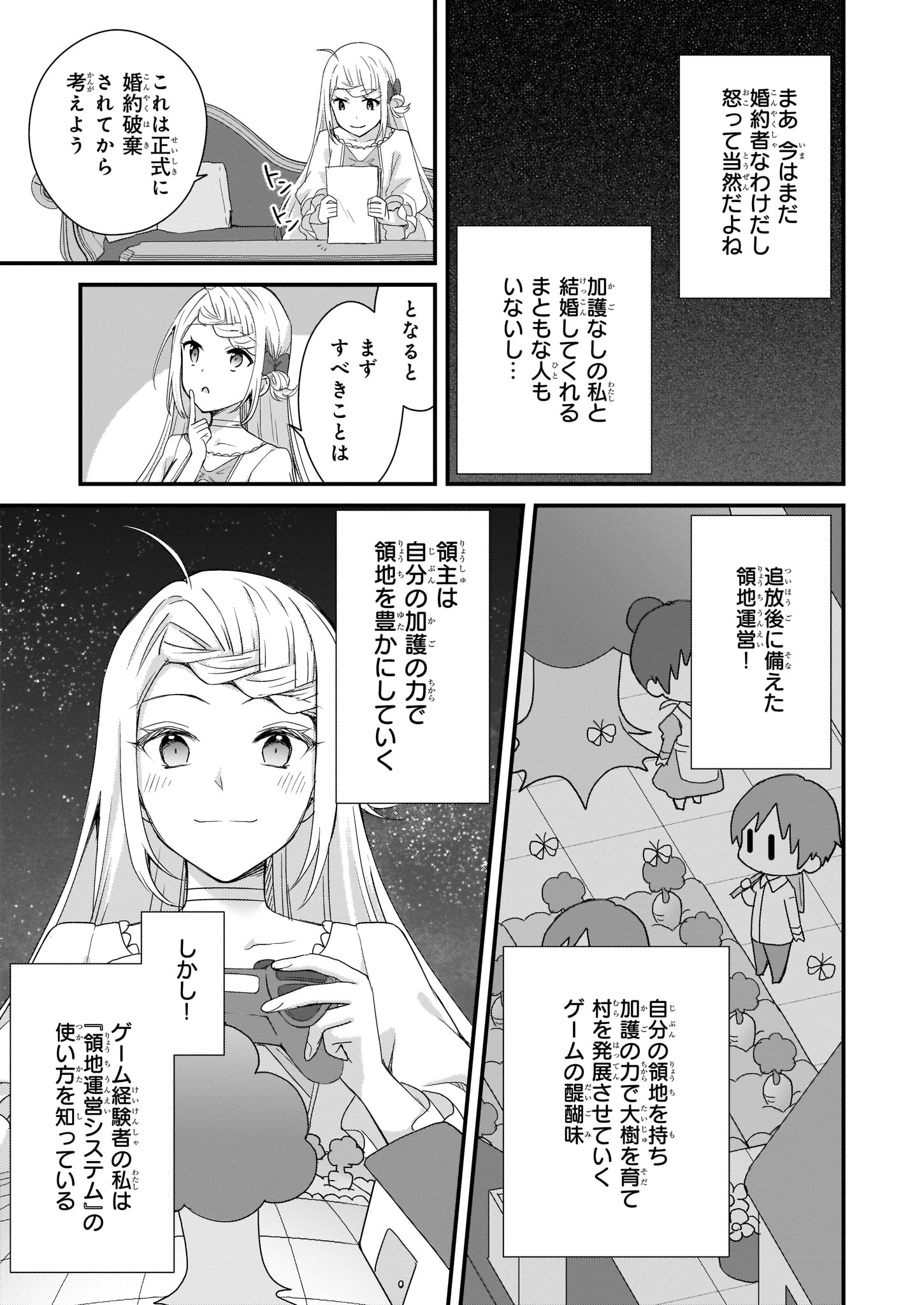 加護なし令嬢の小さな村 ～さあ、領地運営を始めましょう！～ 第1話 - Page 18