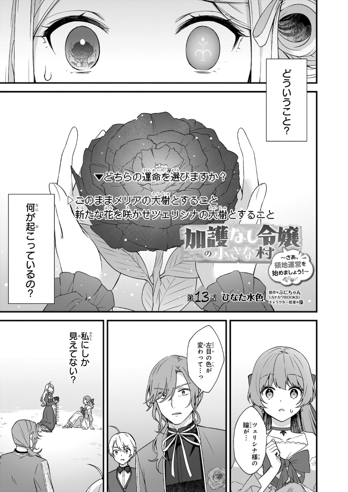 加護なし令嬢の小さな村 ～さあ、領地運営を始めましょう！～ 第13話 - Page 1