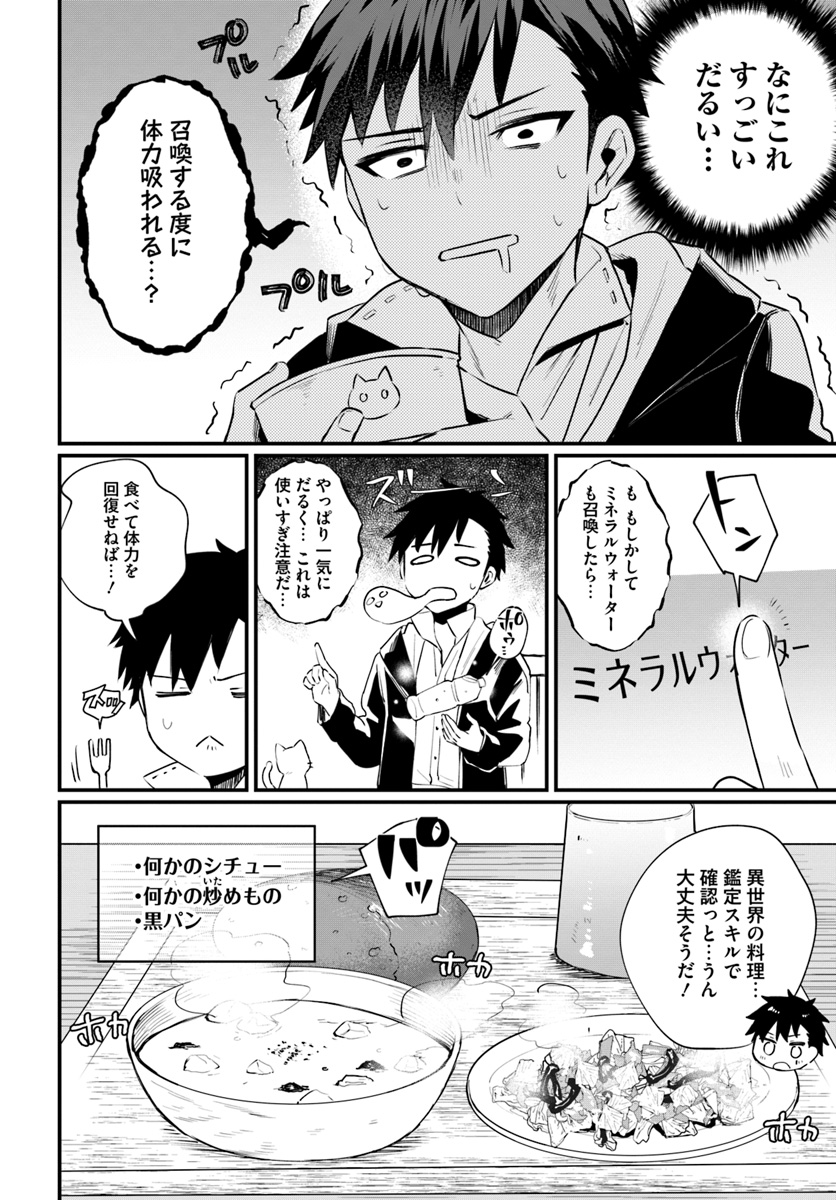 神猫ミーちゃんと猫用品召喚師の異世界奮闘記 第1話 - Page 26