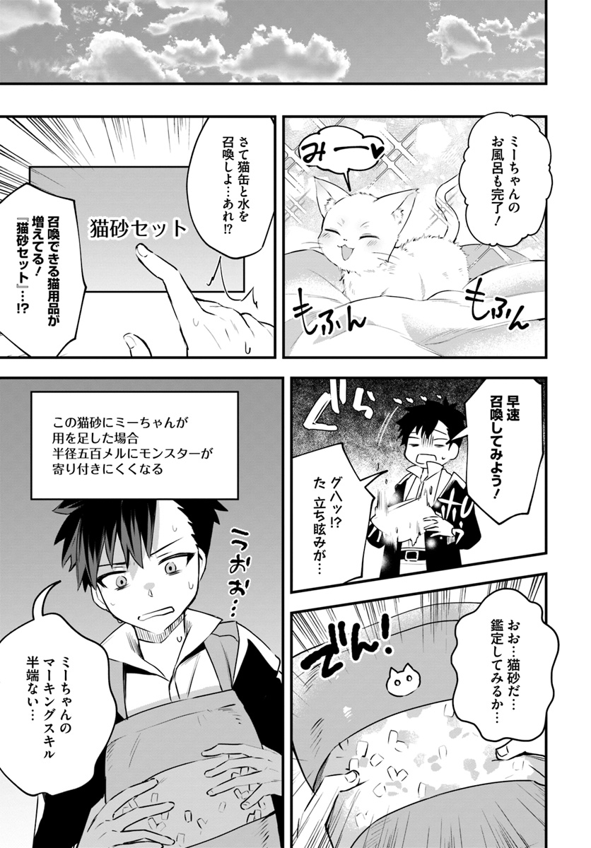 神猫ミーちゃんと猫用品召喚師の異世界奮闘記 第5話 - Page 9