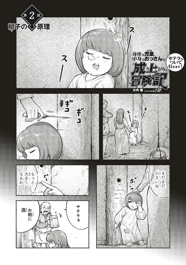 身体は児童、中身はおっさんの成り上がり冒険記 サテラもついて行きます！ 第2話 - Page 2