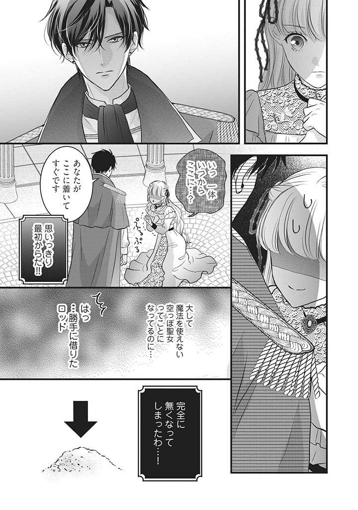 空っぽ聖女として捨てられたはずが、嫁ぎ先の皇帝陛下に溺愛されています 第6話 - Page 17