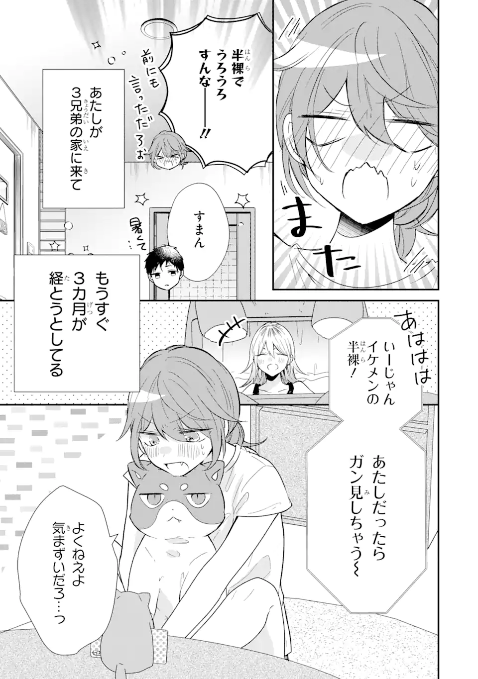 警察3兄弟は不良少女に甘すぎる 第8.1話 - Page 4