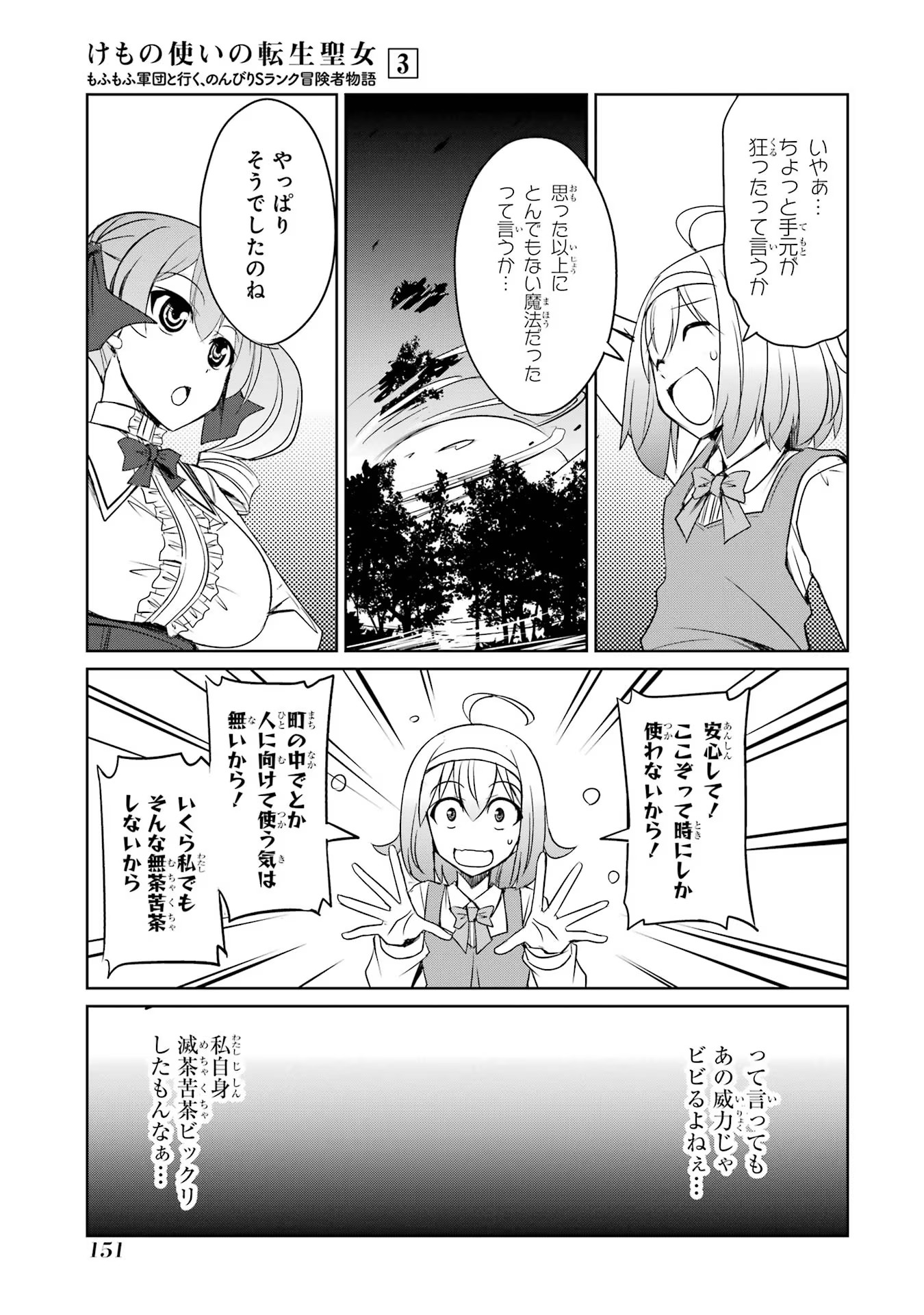 けもの使いの転生聖女～もふもふ軍団と行く、のんびりSランク冒険者物語～ 第15話 - Page 13