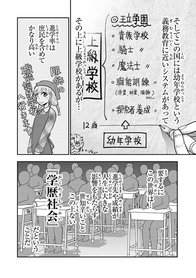 剣と魔法と学歴社会～前世はガリ勉だった俺が、今世は風任せで自由に生きたい～ 第1話 - Page 22