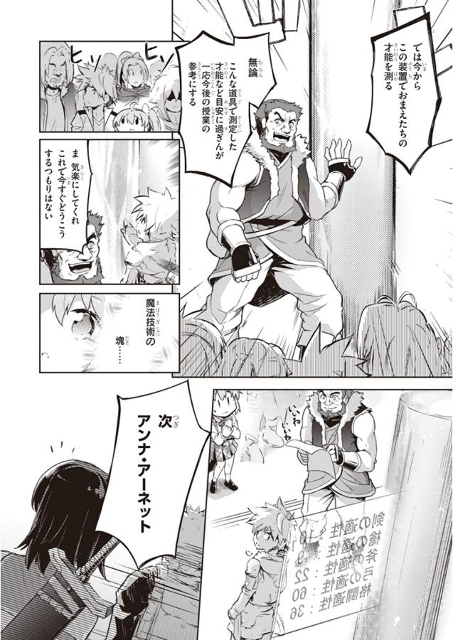 剣士を目指して入学したのに魔法適性９９９９なんですけど！？ 第1話 - Page 14