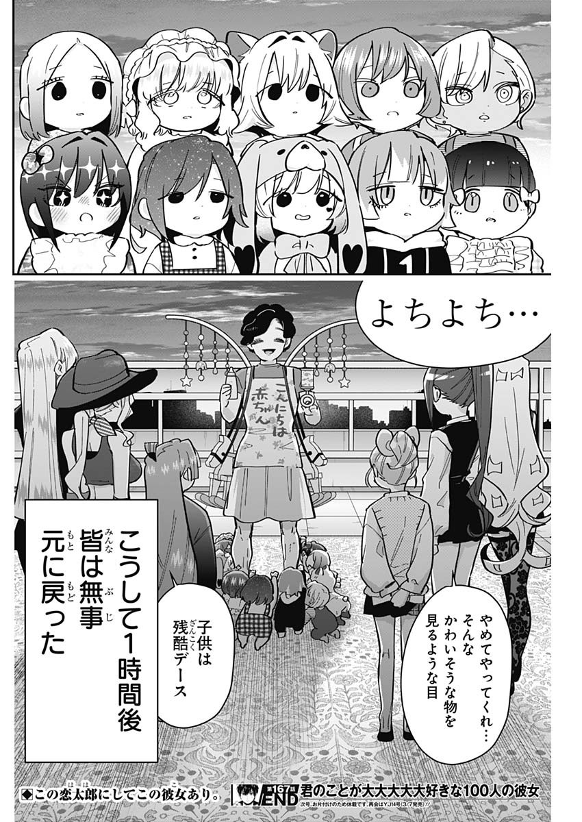 君のことが大大大大大好きな100人の彼女 第167話 - Page 20