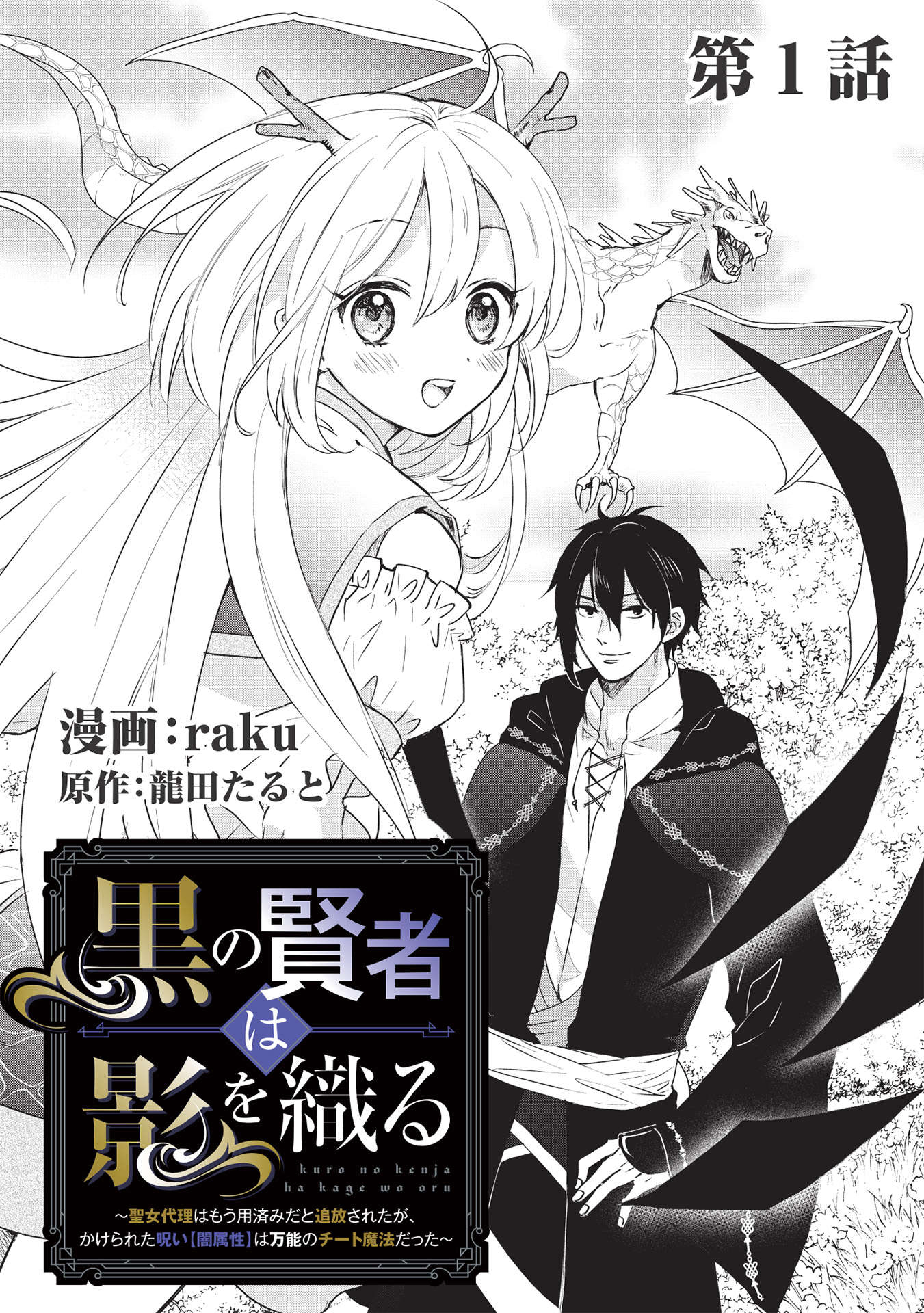 黒の賢者は影を織る～聖女代理はもう用済みだと追放されたが、かけられた呪い【闇属性】は万能のチート魔法だった～ 第1話 - Page 3