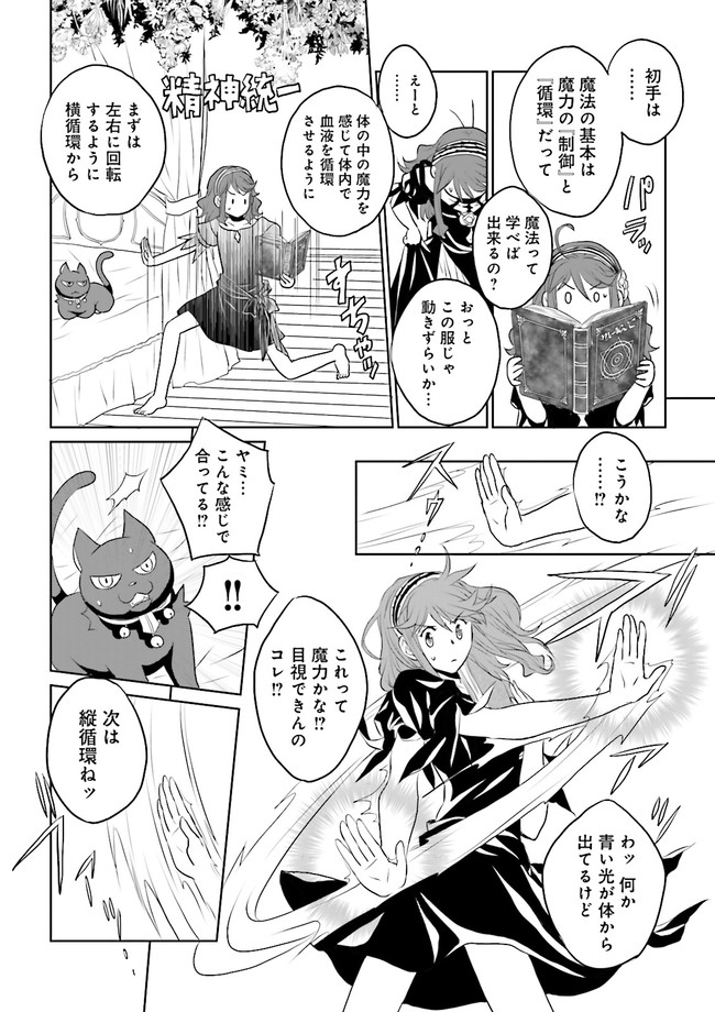 黒い魔女と白い聖女の狭間で～アラサー魔女、聖女になる！ 第2.2話 - Page 3