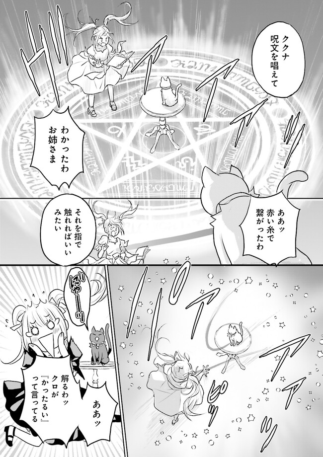 黒い魔女と白い聖女の狭間で～アラサー魔女、聖女になる！ 第7.4話 - Page 5