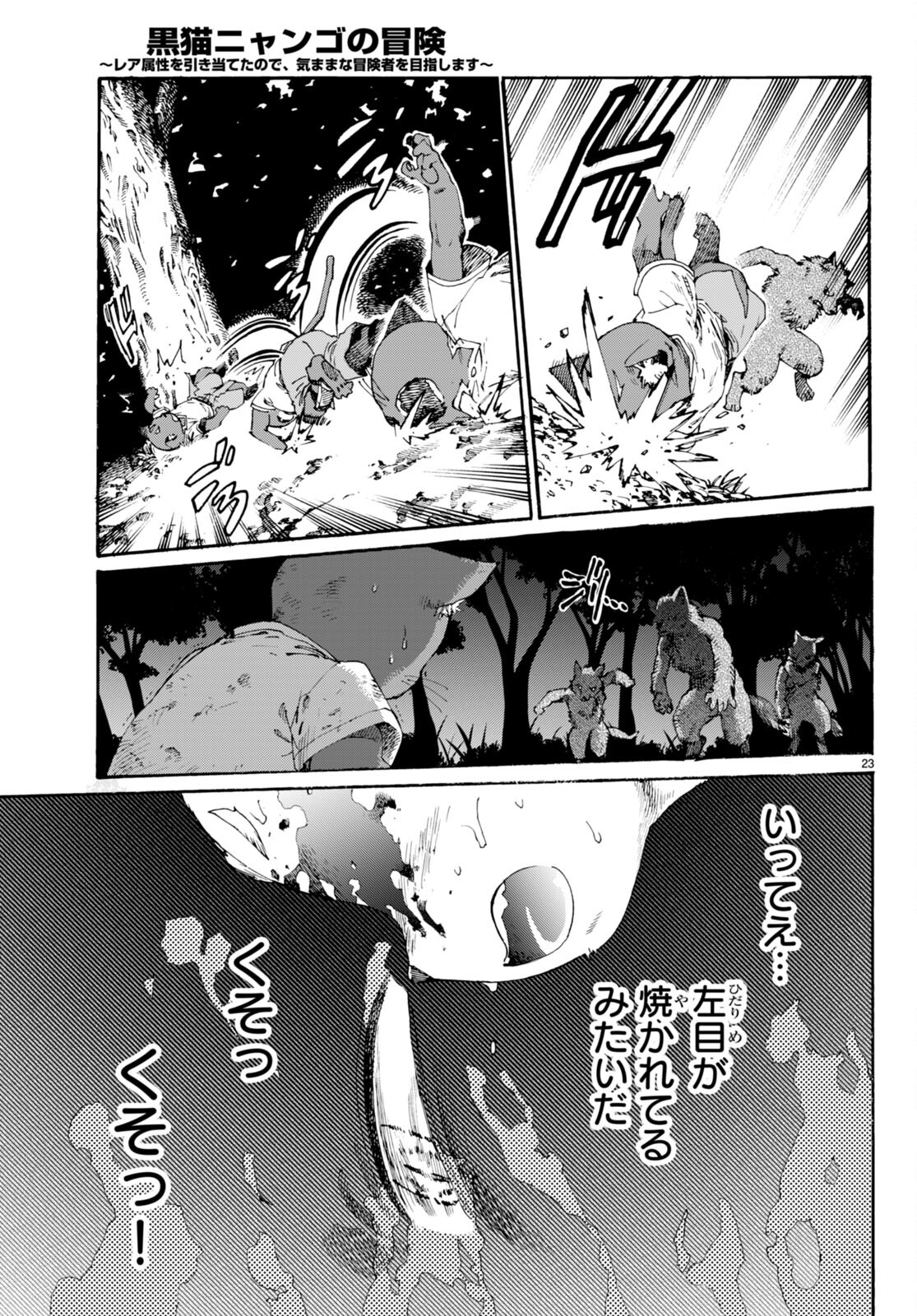 黒猫ニャンゴの冒険 第4話 - Page 23
