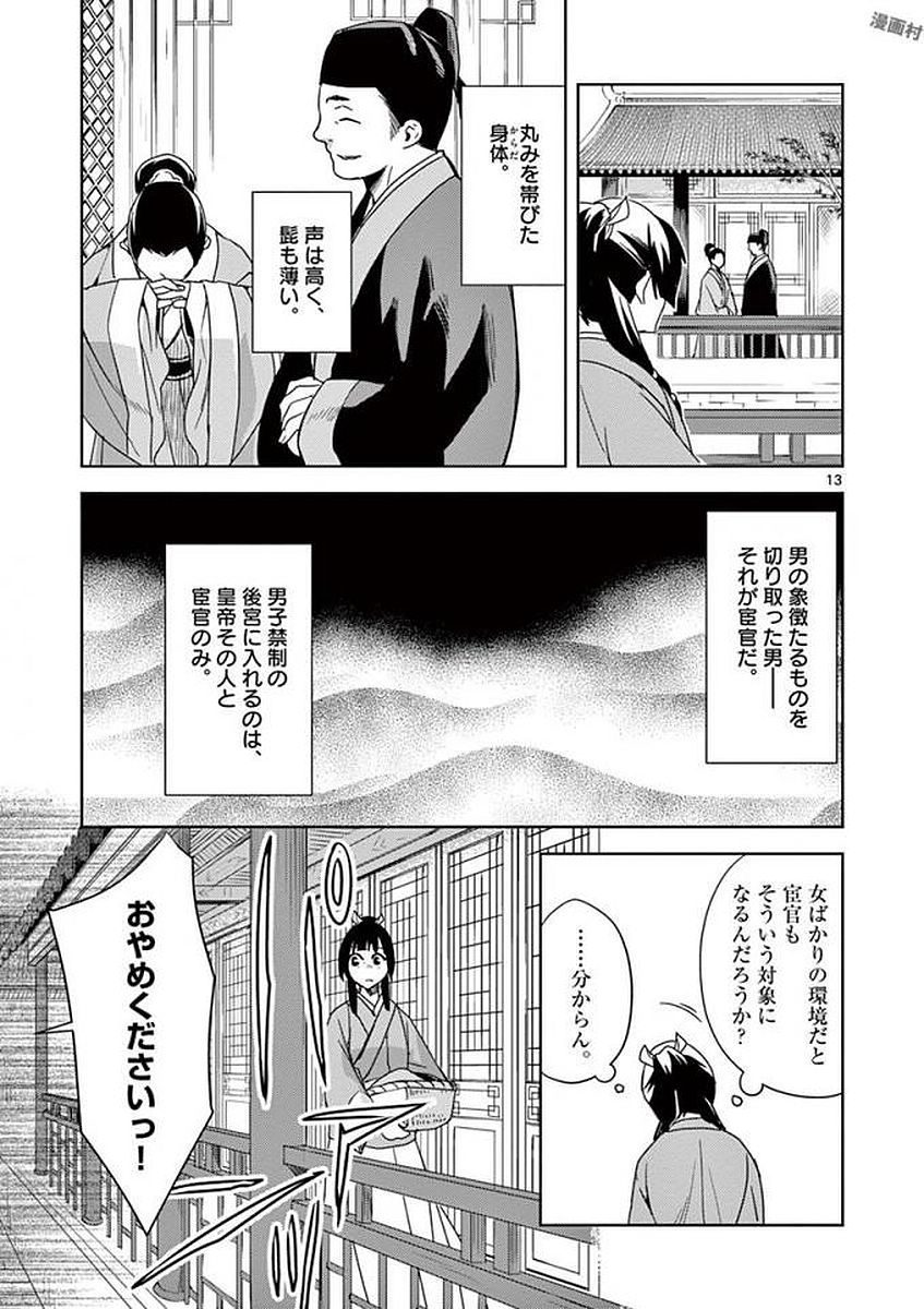 薬屋のひとりごと～猫猫の後宮謎解き手帳～ The Apothecarys Monologue (KURATA Minoji) 第1話 - Page 13