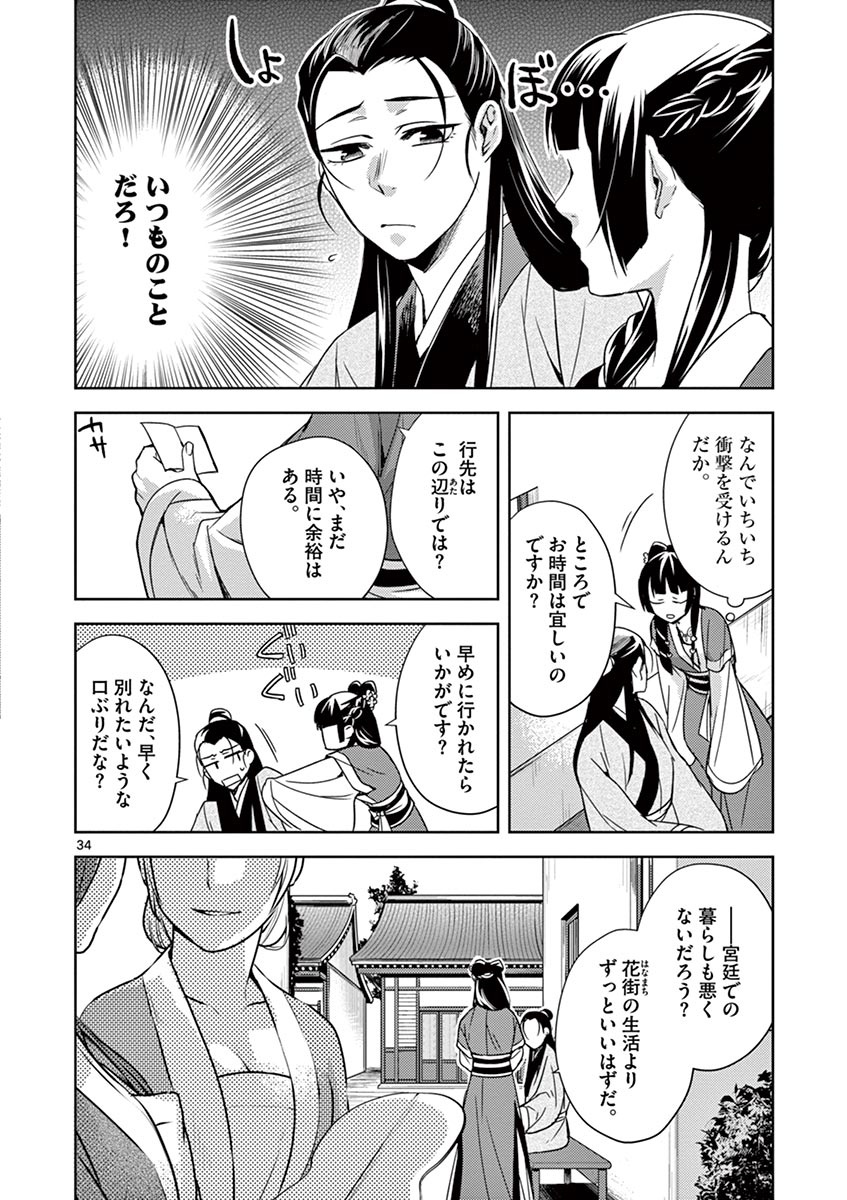 薬屋のひとりごと～猫猫の後宮謎解き手帳～ The Apothecarys Monologue (KURATA Minoji) 第20話 - Page 34